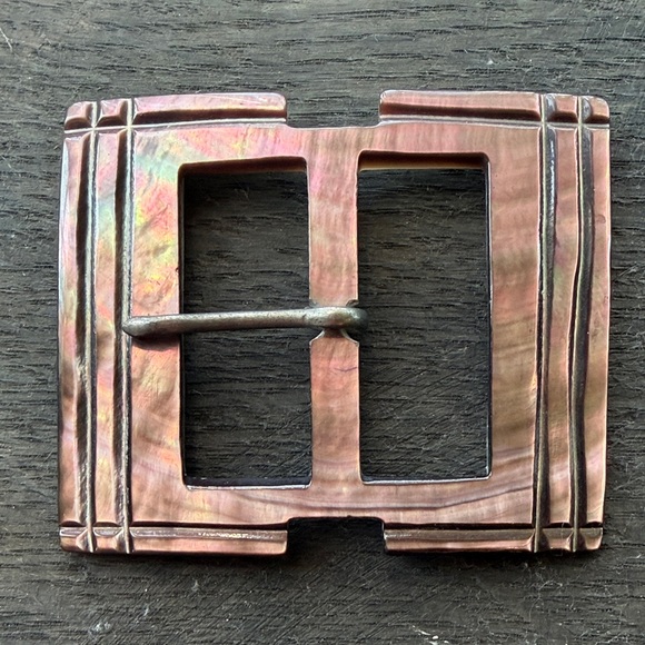 Other - Vintage Mother of Pearl Belt Buckle